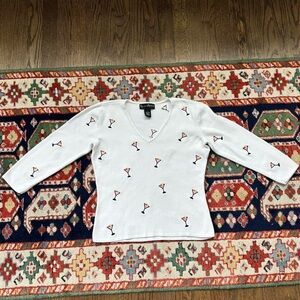 mercer & madison 90s martini knit top